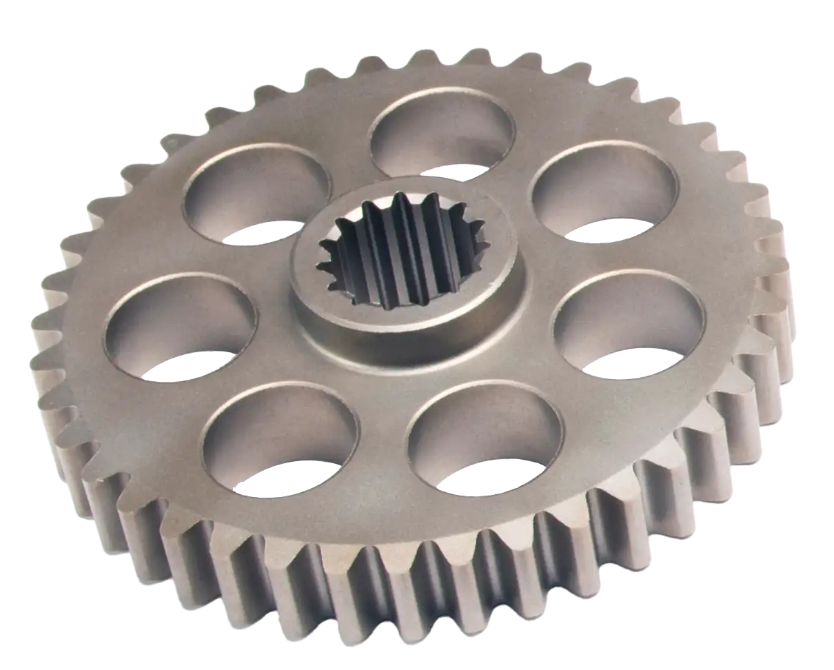 A sintered powder metal gear